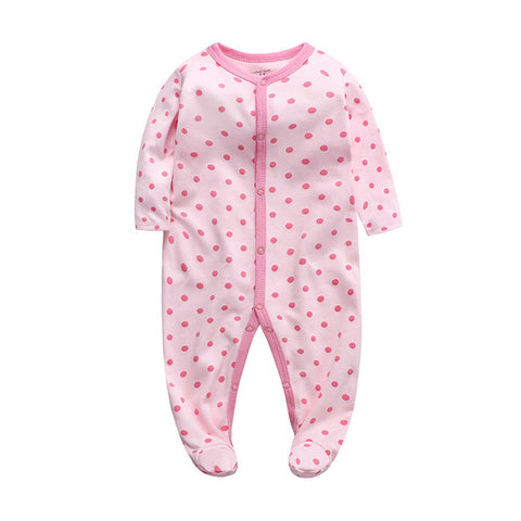 Pokka Dots Girls Sleepsuit