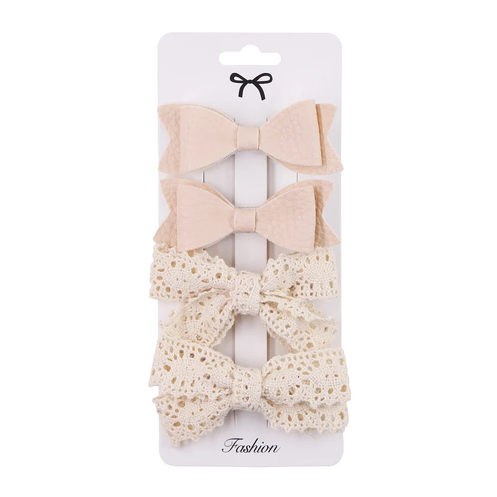 Cream Bows