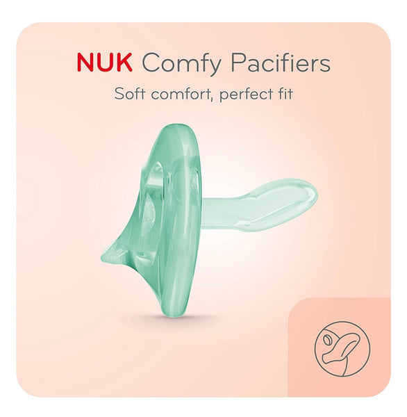NUK Comfy “Timeless” Orthodontic Pacifiers, 5 Pack