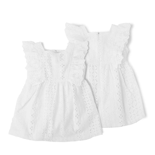 Pretty in White Summer Dress