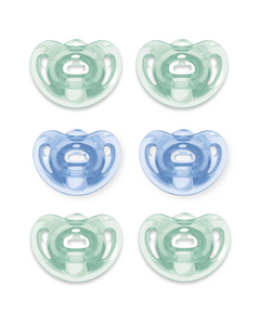 NUK Blue Orthodontic Pacifiers, 6 Pack