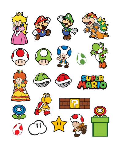 Super Mario Sticker pack