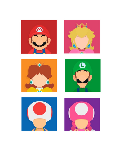 Super Mario 2 Sticker pack