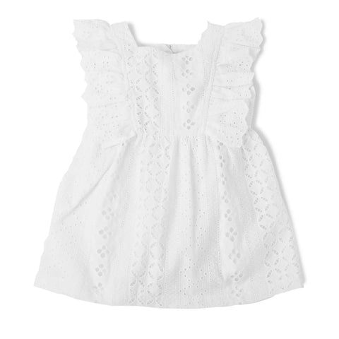 Pretty in White Summer Dress