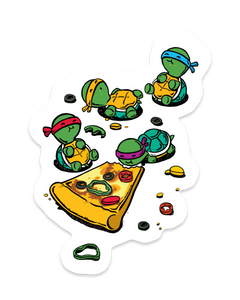 Baby ninja turtles Sticker