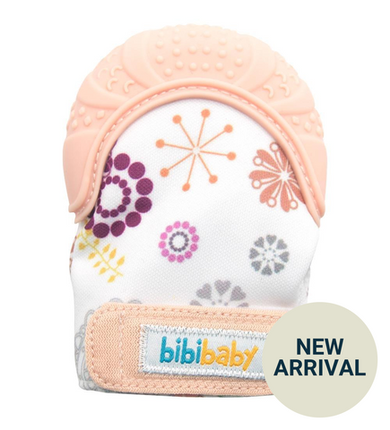 Bibibaby Teethig Mitts - Coral